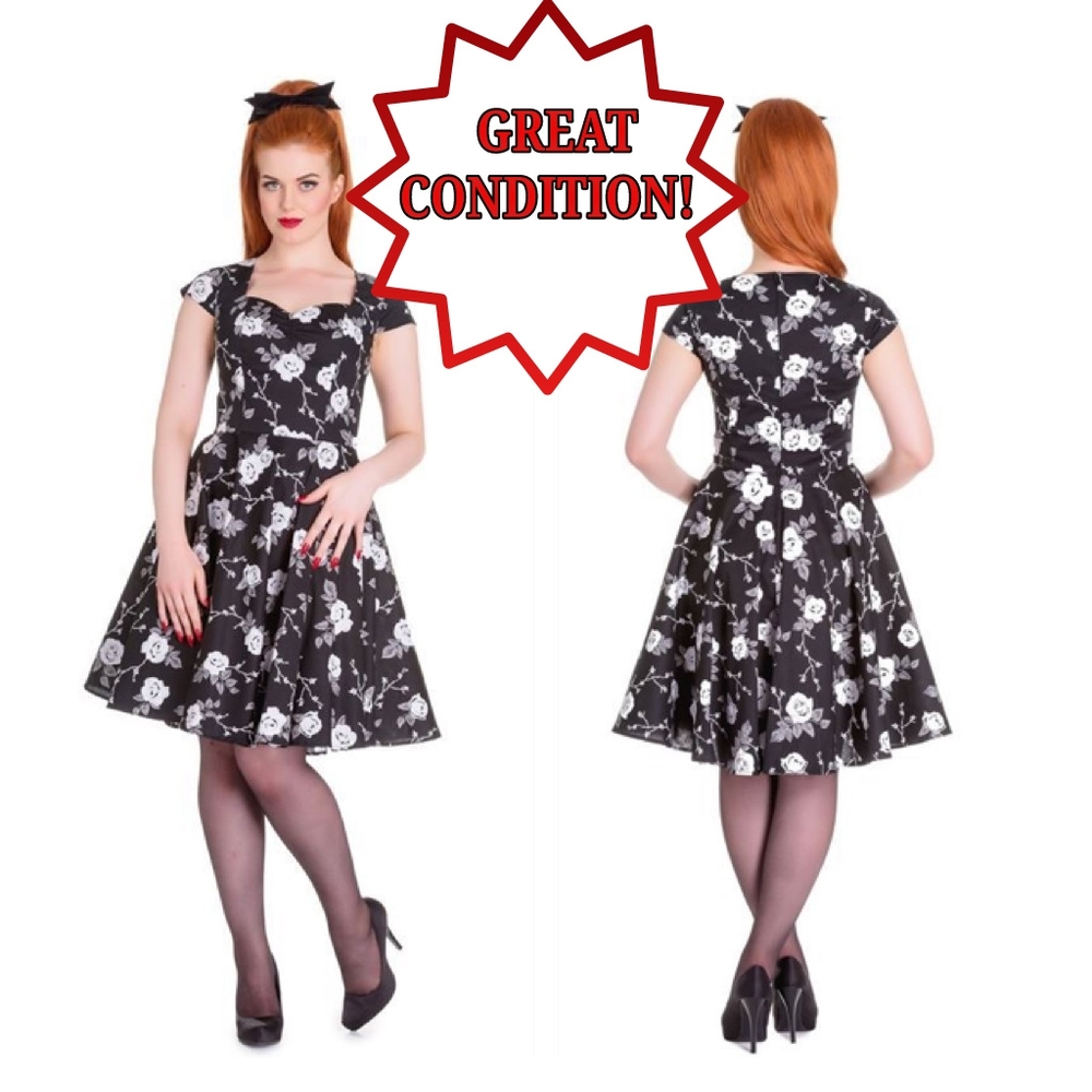 Hell Bunny Vixen Rose Dress Size XL